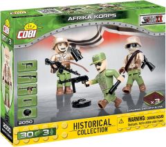 COB2050 - Jeu de construction – 30 pcs – 3 peRSONNAGES aFrika Korps