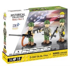 COB2054 - Jeu de construction – 3 pcs – U.S troupe 6 Juin 1944
