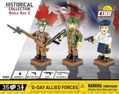 COB2055 - Jeu de construction – 3 pcs – D-Day Force alliées