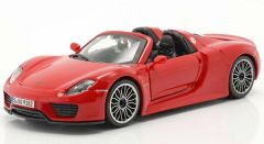 BUR21076RO - Voiture de 2015 couleur rouge – PORSCHE 918 spyder