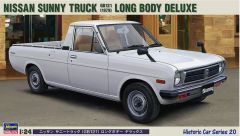 HAW21120 - Maquette à assembler et à peindre - NISSAN Sunny truck GB121 - Long body deluxe 1979 blanc