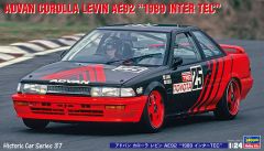 HAW21137 - Maquette à assembler et à peindre - TOYOTA corolla  Levin AE92 - Advan - INTER TEC 1989