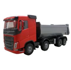 EMEK21355 - Camion benne rouge - VOLVO FH4 8x4