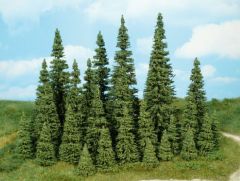 HEK2150 - Décor pour diorama - 10 Sapins de 5cm