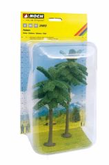 NOC21972 - Déco pour diorama - Palmier - 2 pièces 15 cm et 19 cm