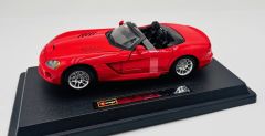 BUR22058RO - Voiture de 2008 rouge – DODGE viper SRT 10
