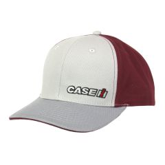 CASCNH22145 - Casquette de couleurs bordeaux et grise – CASE IH