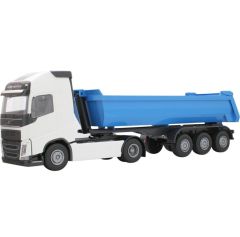 EMEK22351 - Camion blanc avec benne 3 essieux – VOLVO FH16 4x2