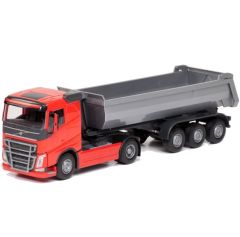 EMEK22355 - Camion rouge avec benne 3 essieux – VOLVO FH16 4x2