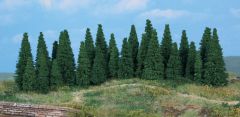 HEK2242 - Décor pour diorama - 20 Sapins de 9 à 14cm