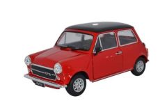 WEL22496R - Voiture de couleur rouge avec le toit noir – MINI COOPER 1300