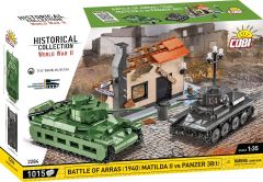 COB2284 - Jeu de construction – 1008 pcs - Bataille d'Arras 1940 – PANZER 38t et MATILDA II