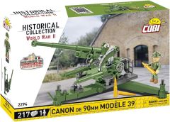 COB2294 - Jeu de construction – 206 pcs – canon de l'armée française modèle de 90 mm 1939