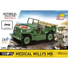COB2295 - Jeu de construction – 130 pcs – JEEP Willys MB médical