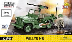 COB2296 - Jeu de construction – 150 pcs - JEEP Willys MB avec M2