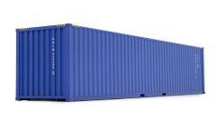 MAR2324-01 - Container maritime de couleur bleu 40 pieds
