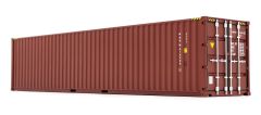 MAR2324-02 - Container maritime de couleur marron 40 pieds