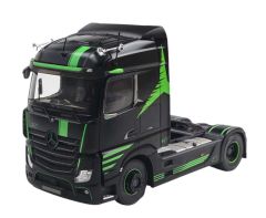 SOL2400204 - Camion solo de 2021 couleur noir et vert - R5 Italian Collection - MERCEDES Actros 4x2