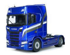 SOL2400308 - Camion solo de couleur bleu métalisé - SCANIA 580S Highline 4x2