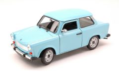 WEL24037BL - Voiture de couleur bleu clair – TRABANT 601