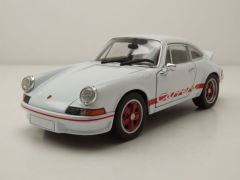 WEL24086W - Voiture de 1973 couleur blanche et rouge – PORSCHE 911 Carrera RS