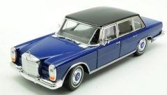 WEL24121W-BLEU - Voiture de 1963 couleur bleu - MERCEDES 600