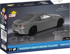 COB24506 - Jeu de construction – 97 Pcs - MASERATI Granturismo Flogore Noir