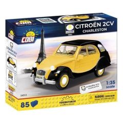 COB24512 - Jeu de construction - 85 pcs - CHITROEN 2CV Charleston de couleur jaune et noir