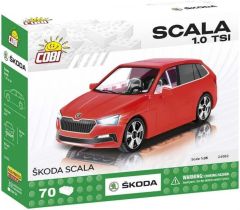 COB24582 - Jeu de construction – 70 pcs – SKODA Scala 1.0 TSI rouge