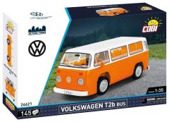 COB24621 - Jeu de construction - 145 pcs - VW Type 2 bus de couleur orange et blanc