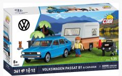 COB24643 - Jeu de construction - 361 pcs - VW Passat B1 avec caravane