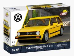 COB24663 - Jeu de construction - 74 pcs - VW Golf GTI de 1976-1983 couleur jaune