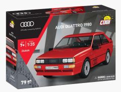 COB24664 - Jeu de construction - 79 pcs - AUDI Quattro de 1980 couleur rouge
