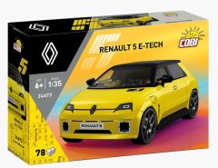 COB24673 - Jeu de construction - 78 pcs - RENAULT 5 E-Tech couleur jaune