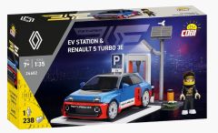 COB24682 - Jeu de construction - 238 pcs - RENAULT 5 turbo 3E avec station EV