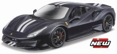 BUR26026DBL - Voiture de couleur bleu – FERRARI 488 pista