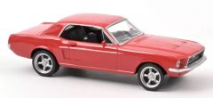 NOREV270580 - Voiture de 1968 couleur rouge Jet-car – FORD Mustang