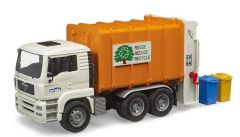 BRU2772 - Camion poubelle avec 2 poubelles – MAN TGA 6x4