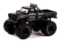 GREEN28110-E - Voiture sous blister de la série BLACK BANDIT -FORD F-250 Monster truck 1974 BIGFOOT #1