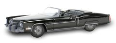 GREEN28150-C - Voiture sous blister de la série Black Bandit - CADILLAC Eldorado Fleetwood cabriolet 1972