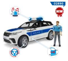 BRU2890 - Voiture de police avec policier – RANGE ROVER Velar