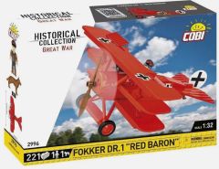 COB2996 - Jeu de construction - 221 pcs - FOKKER DR.1 - RED BARON