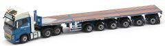 IMC20-1035 - Camion 6x4 VOLVO FH04 Globetrotter et plateau NOOTEBOOM 6 essieux aux couleurs SARENS