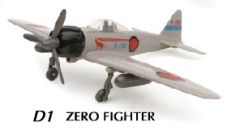 NEW20217-D - Avion de combat ZERO FIGHTER en kit