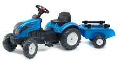 FAL2050C - Tracteur à pédales - LANDINI PowerMondial 110 avec remorque de 2 ans à 5 ans