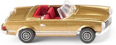 WIK014249 - Voiture cabriolet doré métallisé MERCEDES 250 L