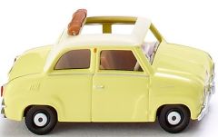 WIK018448 - Voiture avec toit plier jaune GLAS Goggomobil