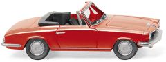 WIK018798 - Voiture cabriolet rouge BMW 1600 GT