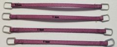 YCC331-2 - Ensemble de 4 sangles de levage violette de 6cm 1 tonne