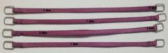 YCC331-3 - Ensemble de 4 sangles de levage violette de 8 cm 1 tonne